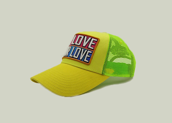 私の愛の単語の子供の黄色5のパネルのトラック運転手の帽子あなたの愛