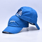 青く調節可能な急な回復のナイロン ウェビングの金属のバックルの綿野外活動のためのナイロン ポリエステル ゴルフ帽子