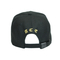 黒い6つを-パネルの平らな刺繍のロゴのスポーツの野球帽カスタマイズして下さい