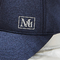 カスタマイズされた青は印刷された野球帽の速い乾燥した反射ロゴを構成した