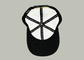 白いスポーツ6つのパネルの刺繍の野球帽、男女兼用の習慣によって大きさで分類される野球帽